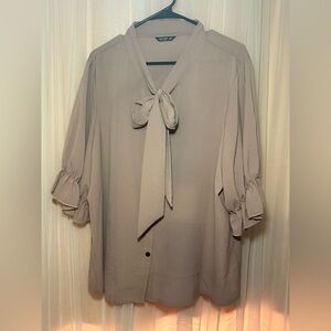 Shein Curve Pink/Mauve Blouse 2XL